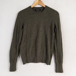 NAADAM Cashmere Sweater Womens XS Forest Green Pullover Crewneck Quiet Luxury